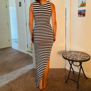 Fitted maxi dress, XS material girl